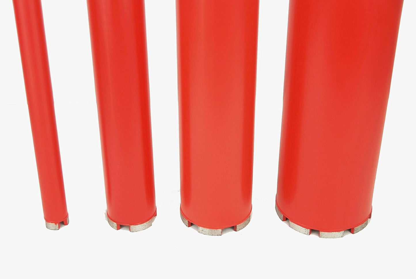 1"-4" Inch Diamond Wet Core Drill Bit Set 1-1/4” Threaded by Tools for Concrete Rebar Asphalt Brick Rock Masonry Hole Barrel Coring