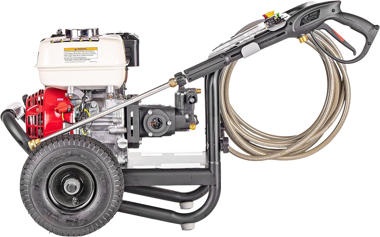 61014 3500 PSI at 2.5 GPM Honda GX200 with AAA AX300 Axial Cam Pump Cold Water Professional Gas Pressure Washer PS61002-S