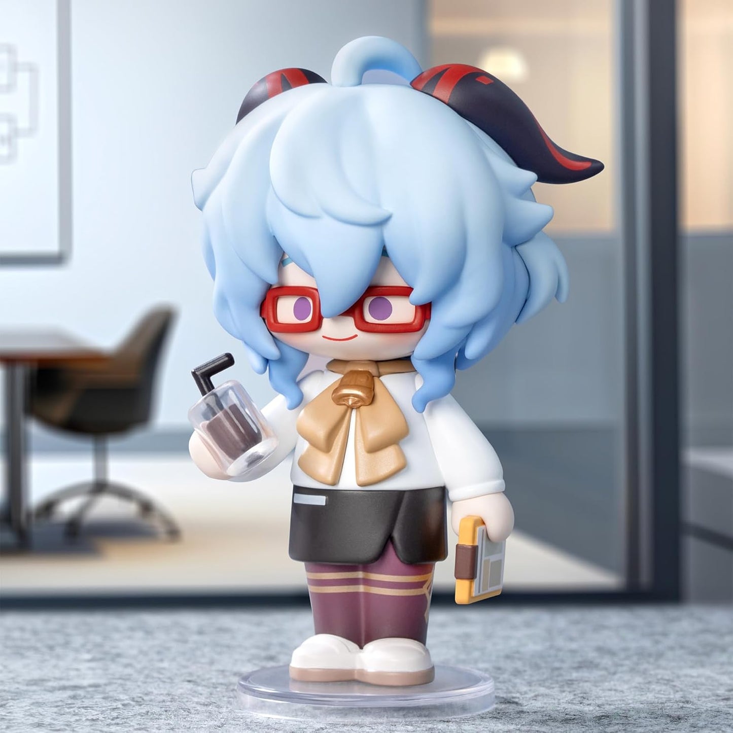 Genshin Impact Dress-Up Dreams Themed Chibi Series Figures, 12Pcs Genshin Impact Blind Box Figures, Random Design Action Figures Collectible Toys Home Decorations,Birthday Gifts, Whole Set