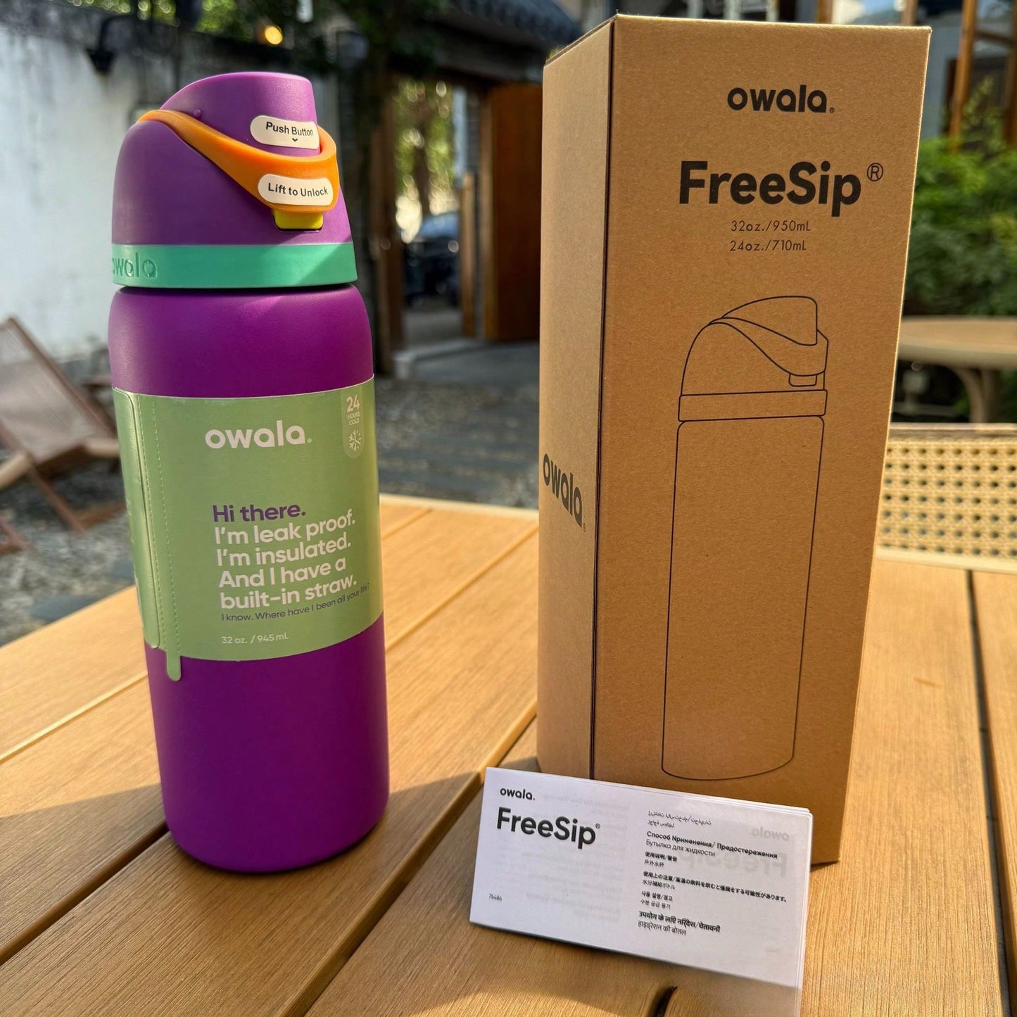 Owala Freesip 32Oz – Urban Outfitters Edition, Flower Crown, Tea Time Pink Hydration Bottle, Pillow Fight Cherry, Candy Coated