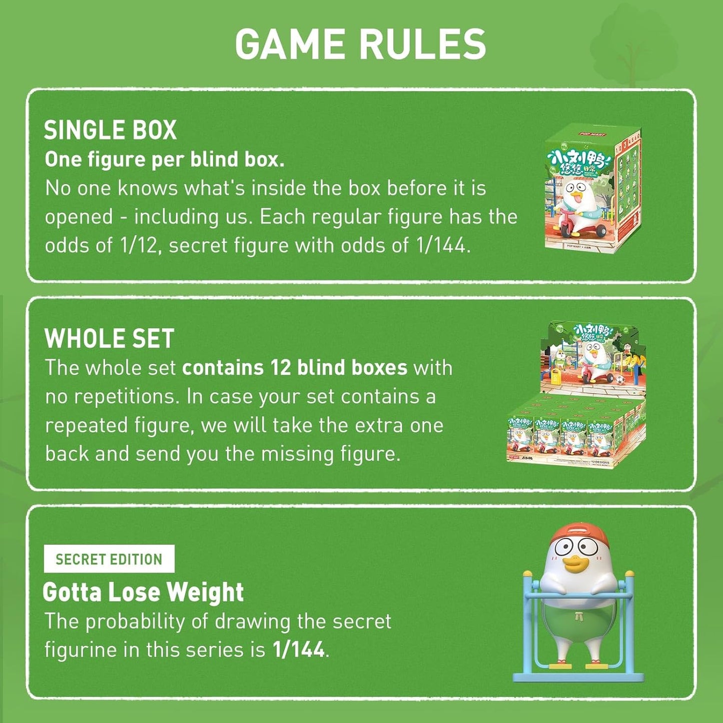 Duckyo'S Leisure Life Series Figures, Blind Box Figures, Random Design Action Figures Collectible Toys Home Decorations, Holiday Birthday Gifts, Single Box