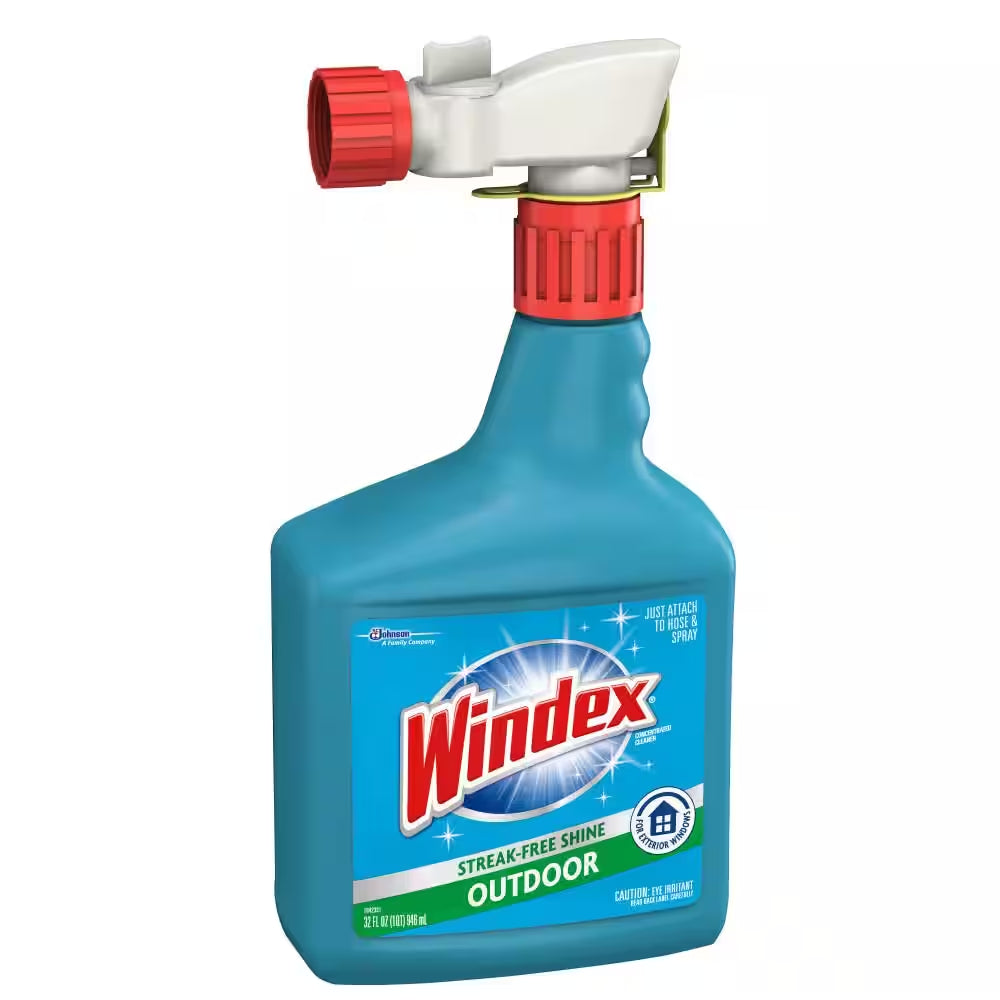 32 Fl. Oz. Blue Bottle Outdoor Glass Cleaner Sprayer