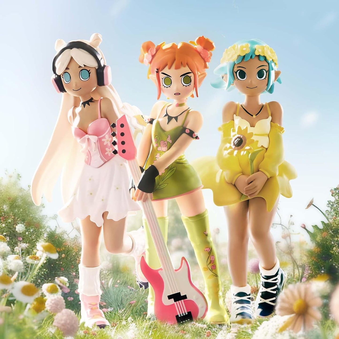 Peach Riot Punk Fairy Series Figures, 12Pcs Peach Riot Blind Box Figures, Random Design Action Figures Collectible Toys Home Decorations, Holiday Birthday Gifts for Girls and Boys, Whole Set