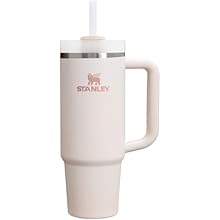 Quencher H2.0 Tumbler with Handle and Straw 30 Oz | Flowstate 3-Position Lid | Cup Holder Compatible for Travel | Insulated Stainless Steel Cup | Bpa-Free | Cherry Blossom