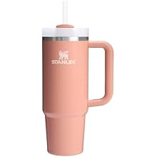 Quencher H2.0 Tumbler with Handle and Straw 30 Oz | Flowstate 3-Position Lid | Cup Holder Compatible for Travel | Insulated Stainless Steel Cup | Bpa-Free | Cherry Blossom