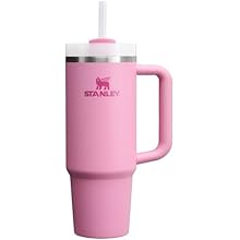 Quencher H2.0 Tumbler with Handle and Straw 30 Oz | Flowstate 3-Position Lid | Cup Holder Compatible for Travel | Insulated Stainless Steel Cup | Bpa-Free | Cherry Blossom