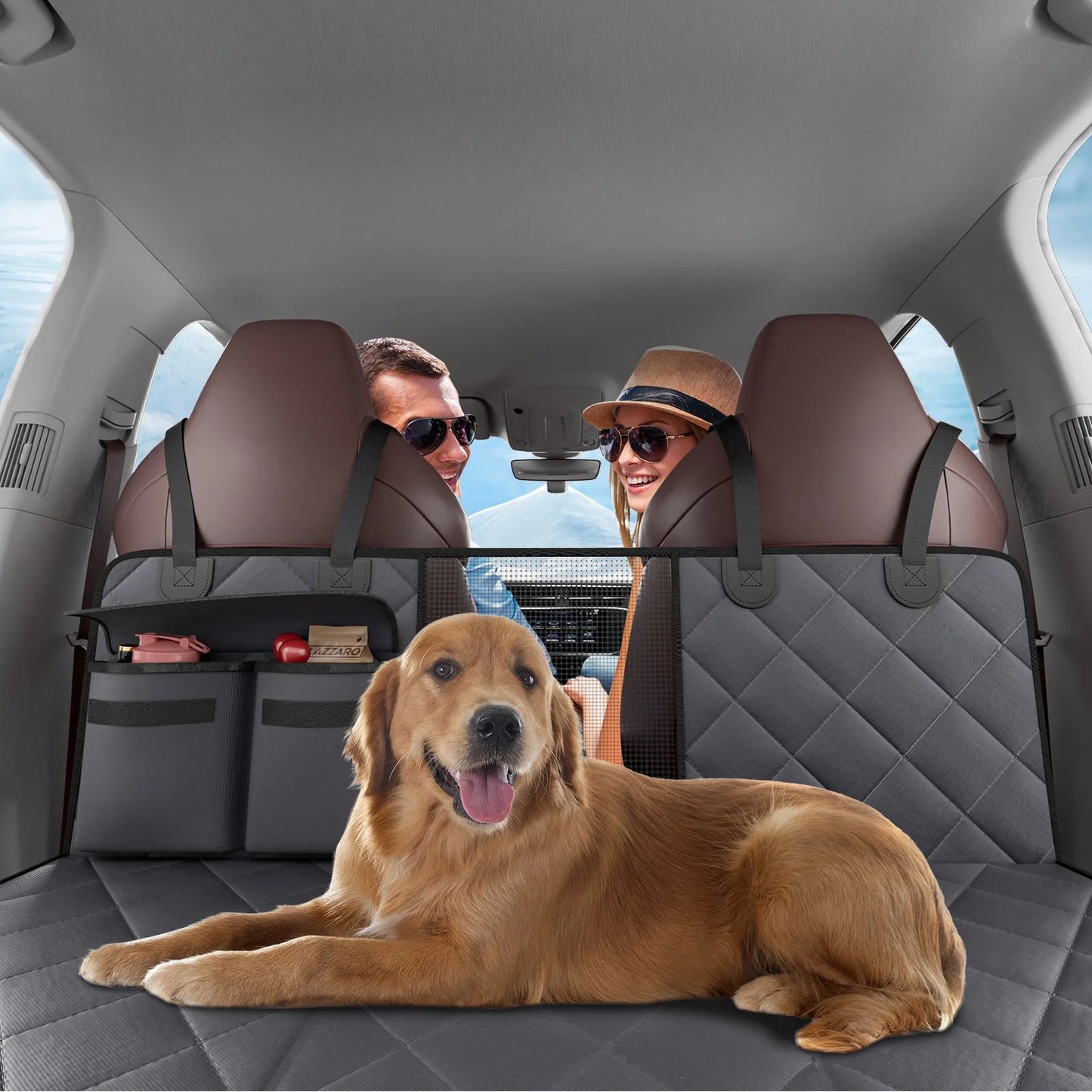 VEVOR Dog Car Seat Cover for Back Seat 54 X 24 in Waterproof 600D for Cars