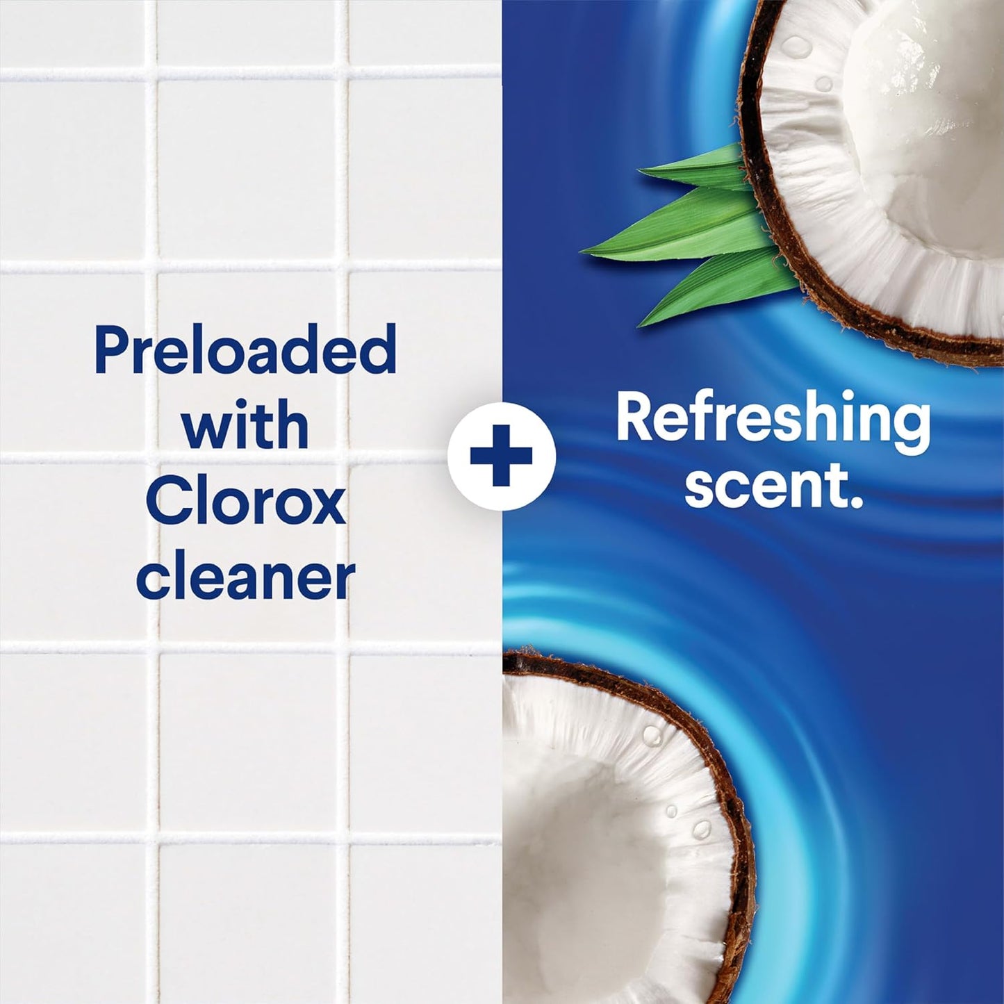 Toilet Wand Scentiva Coconut & Waterlily Refill, 10Ct