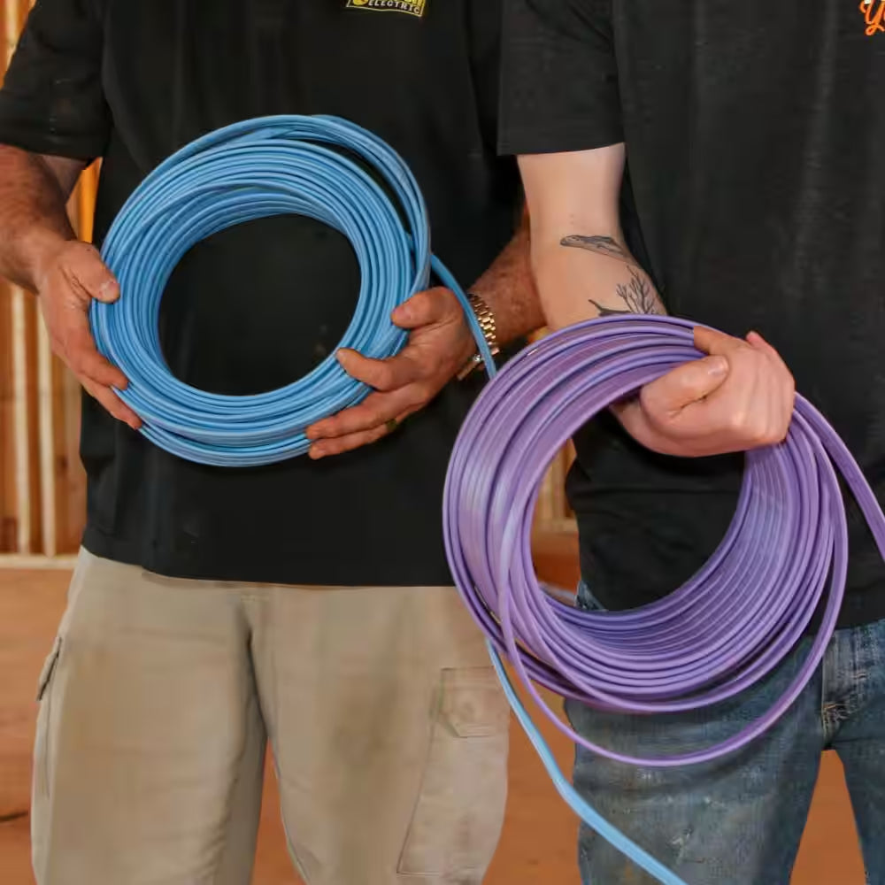 250 Ft. 14/3 Light Blue Solid Cerromax Slipwire Copper NM -B Wire