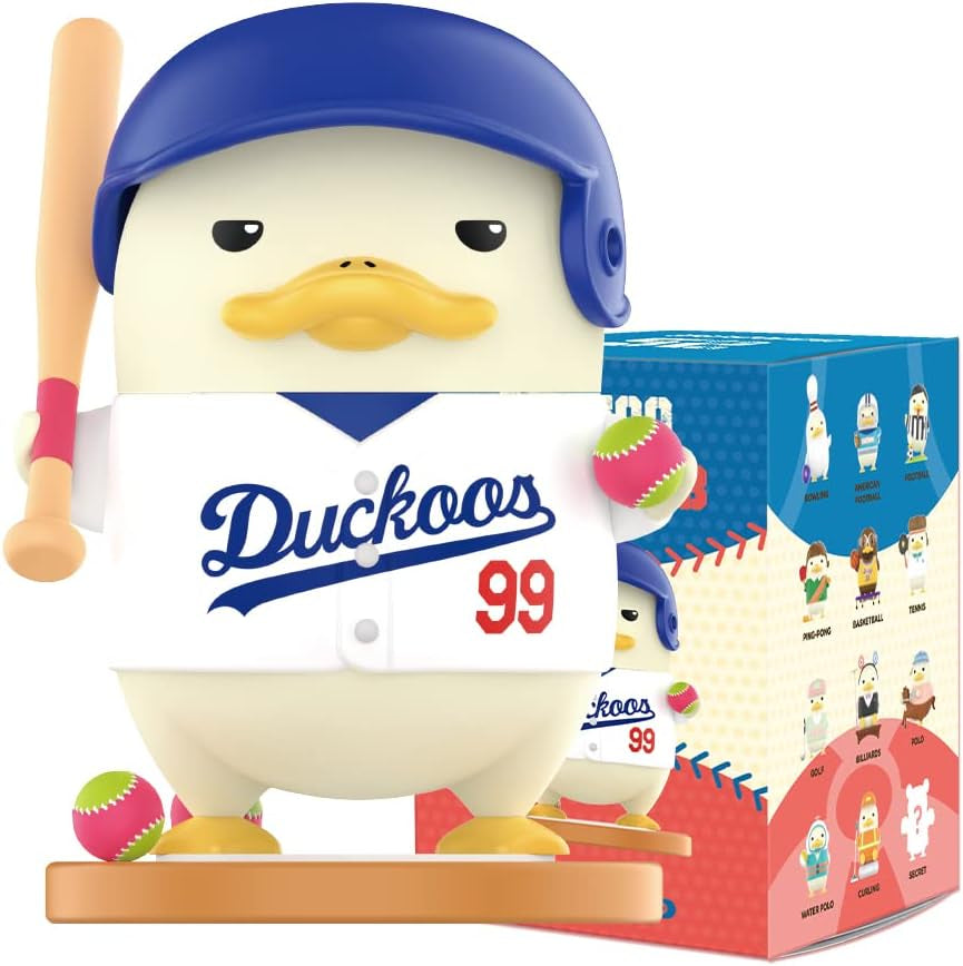 DUCKOO Ball Club Series, 12Pcs DUCKOO Blind Box Figures, Random Design Action Figures Collectible Toys Home Decorations, Holiday Birthday Gifts for Girls and Boys, Whole Set