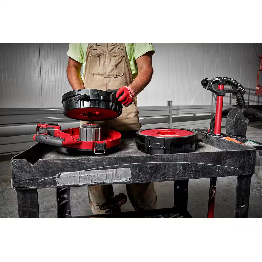 M18 FUEL 18V Lithium-Ion Brushless Cordless Angler 240 Ft. Steel Pulling Fish Tape Kit W/ (2) 2.0Ah Batteries