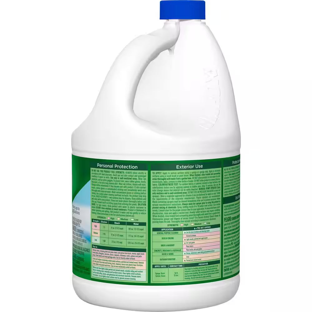 121 Oz. Pro Results Concentrated Liquid Outdoor Bleach Cleaner (4-Pack)