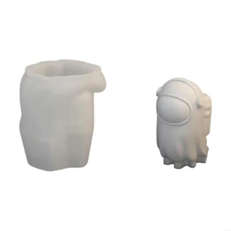 L21E Silicone Mold for Moon Space Figure Easy to Use Silicone Mold for Making Astronautic Crafts Table Decors Ornament