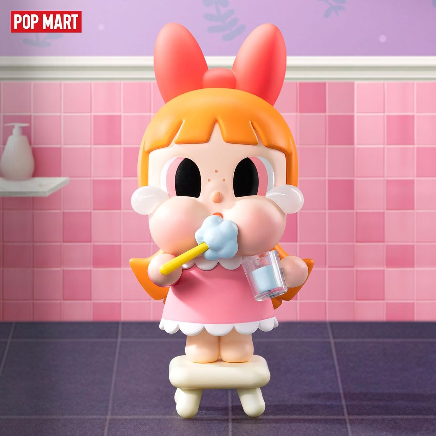 CRYBABY X Powerpuff Girls Series Figures, 12Pcs CRYBABY Blind Box Figures, Random Design Action Figures Collectible Toys Home Decorations, Holiday Birthday Gifts for Girls and Boys, Whole Set