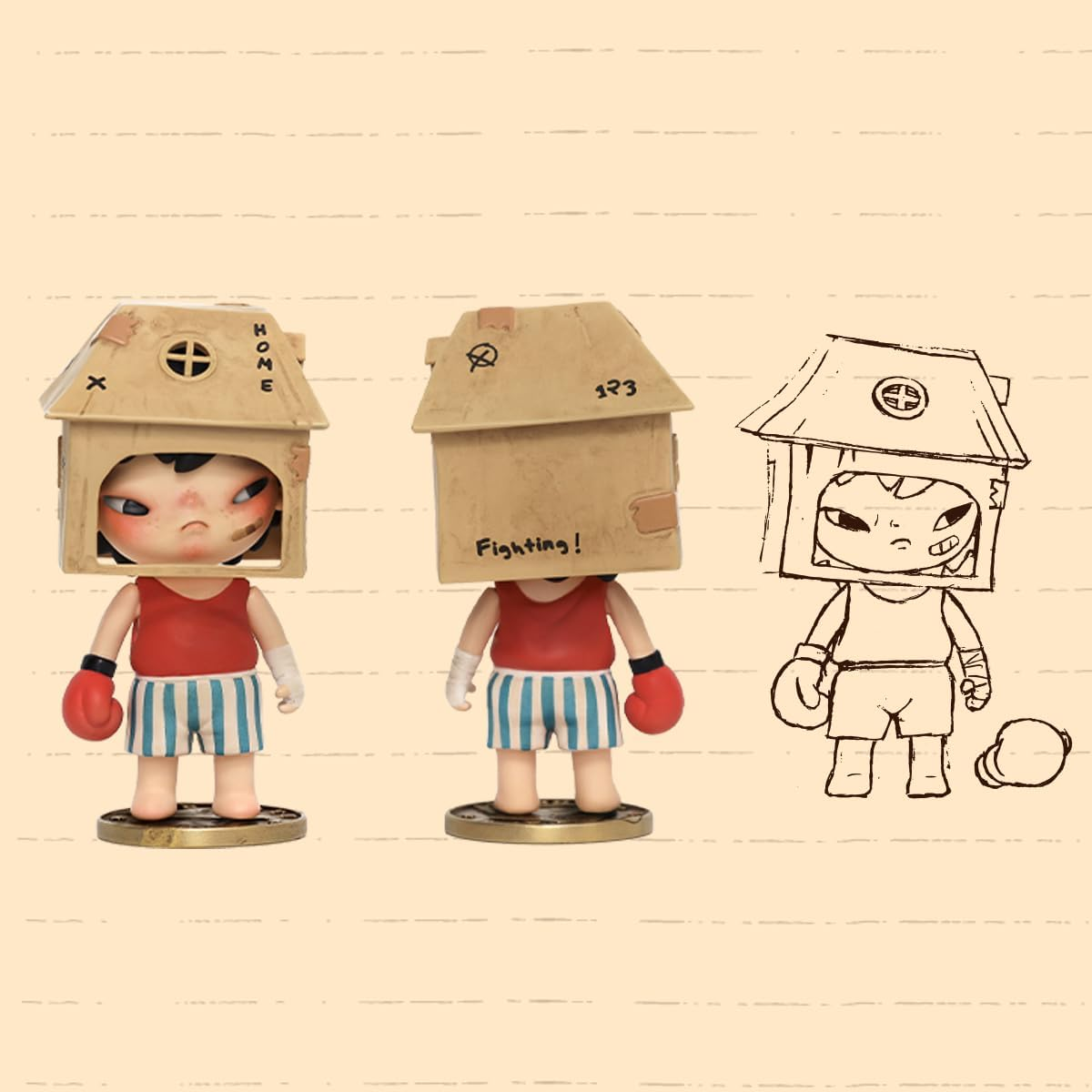 Hirono the Other One Blind Box Figures, Random Design Box Toys for Modern Home Decor, Collectible Toy Set for Desk Accessories, 1PC