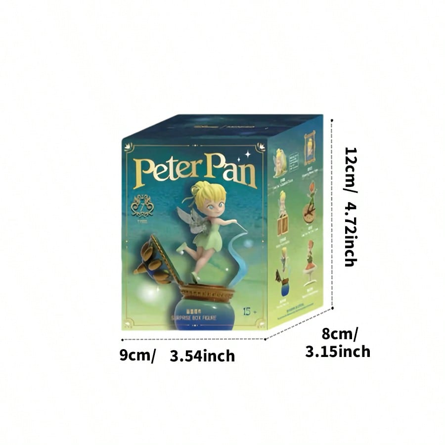 🧚 MINISO Disney Peter Pan Magic Treasure Functional Blind Box – Mystery Collectible Figure (1 Random Box)