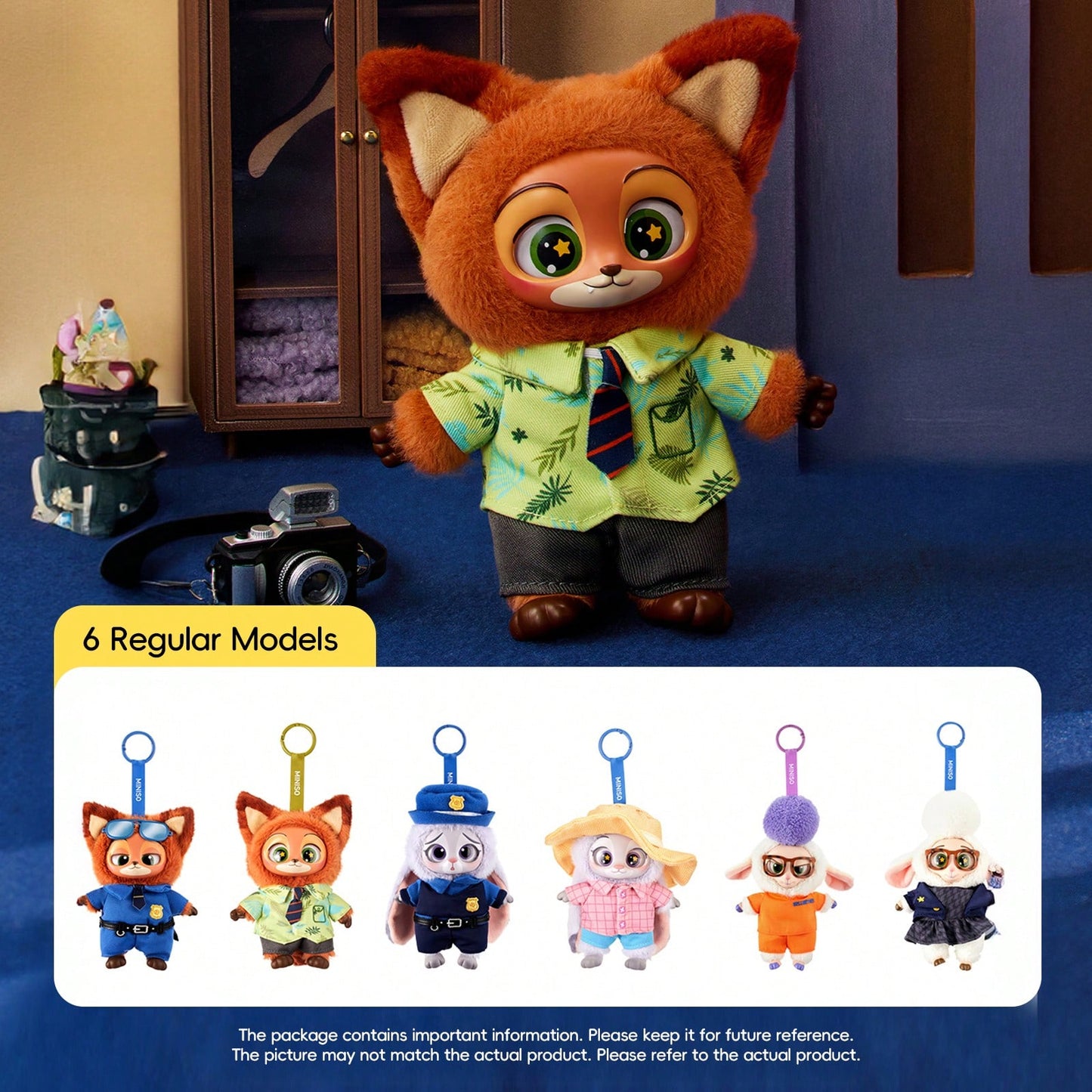 🦊 MINISO Disney Zootopia Series Blind Box – Vinyl Mystery Collectible Figure (1 Random Box)
