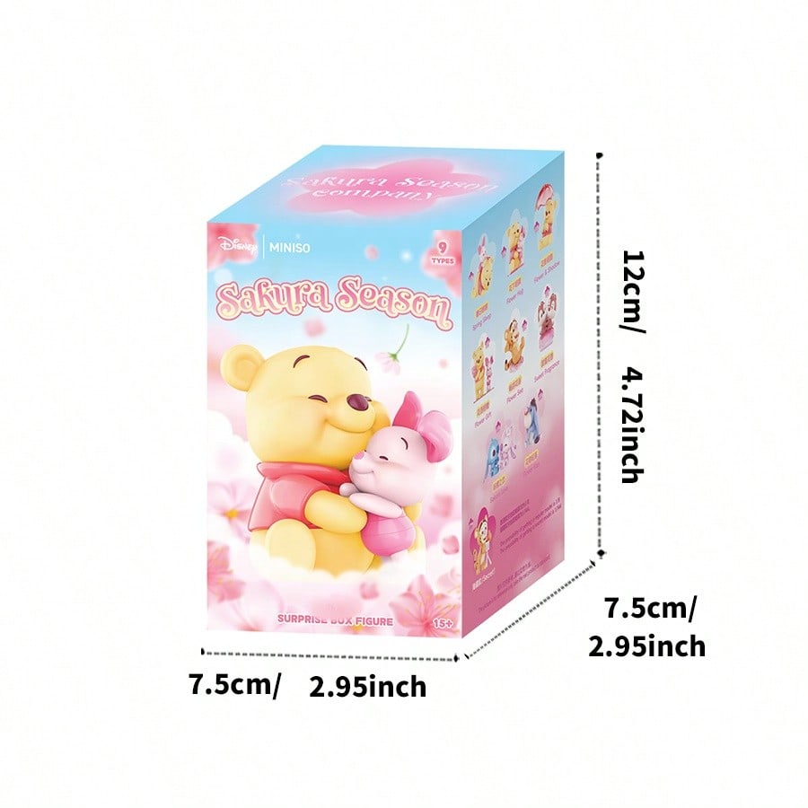 ๐ธ MINISO Disney Cherry Blossom Season Series Spring Whispers Blind Box โ Mystery PVC Collectible Figure (1 Random Box)