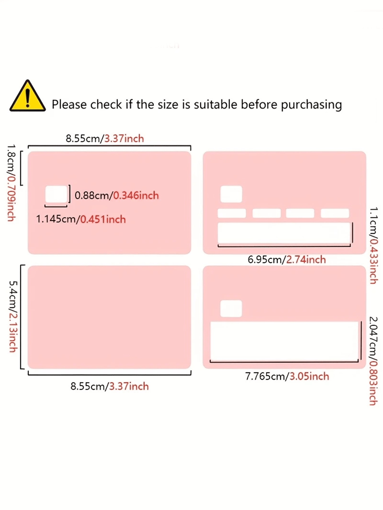 4Pcs Butterfly Credit/Debit Card Stickers – Colorful PVC Cartoon Card Skins, Fashionable & Durable