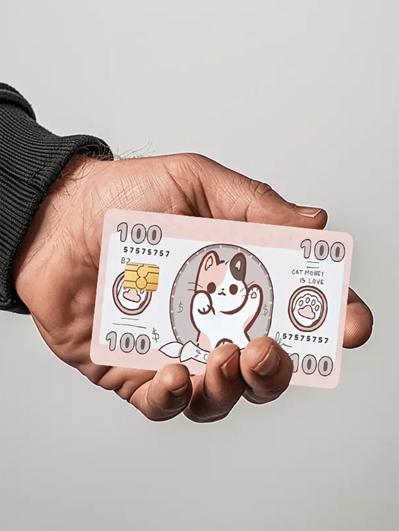 4Pcs Cute Cat Pattern PVC Credit Card Holders – Fits Bank, Debit, Transportation & Room Key Cards, Back to School Supplies