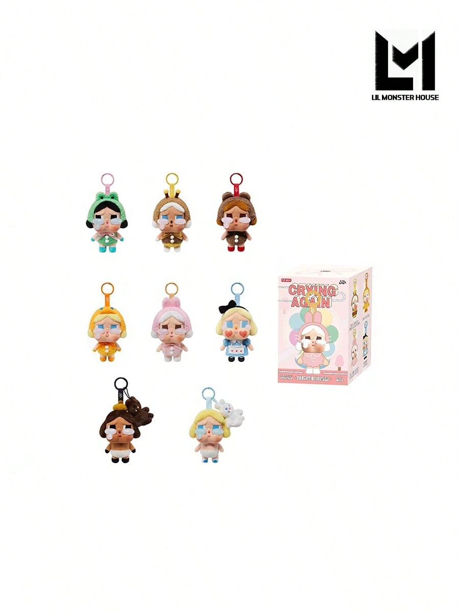 POP MART CRYBABY Tears Factory Series; Resin Face Pendant;100% Authentic-Bag&Car Pendant-Holiday Gift- Sealed Mystery Box-Random Sealed Collectible(Only One Box)Final Sell