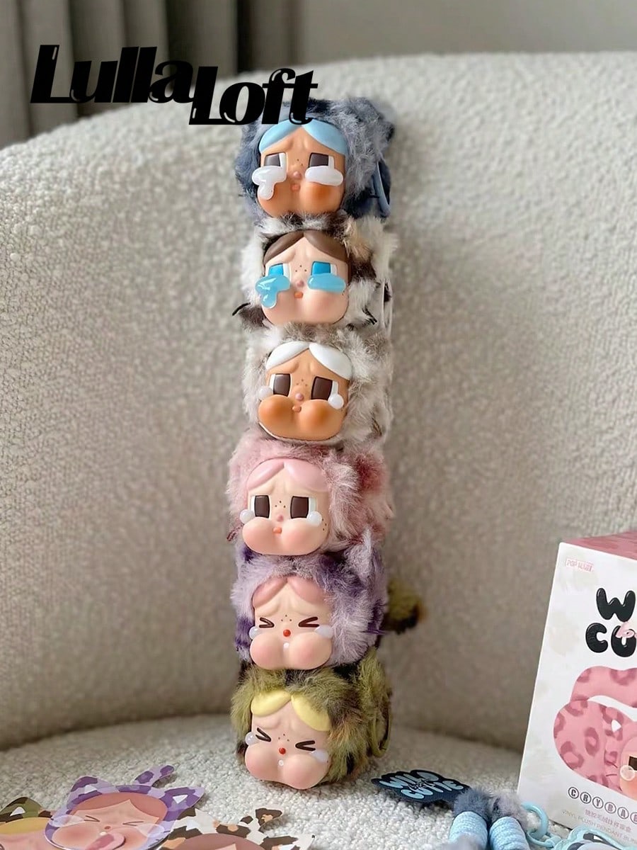 Pop Mart CryBABY Leopard Cat Series Toy Keychain Blind Box Single Pack-Keychains-Festival Gifts-Mystery Unboxing-Collectible,100% Authentic(Only One Box)While Stocks Last