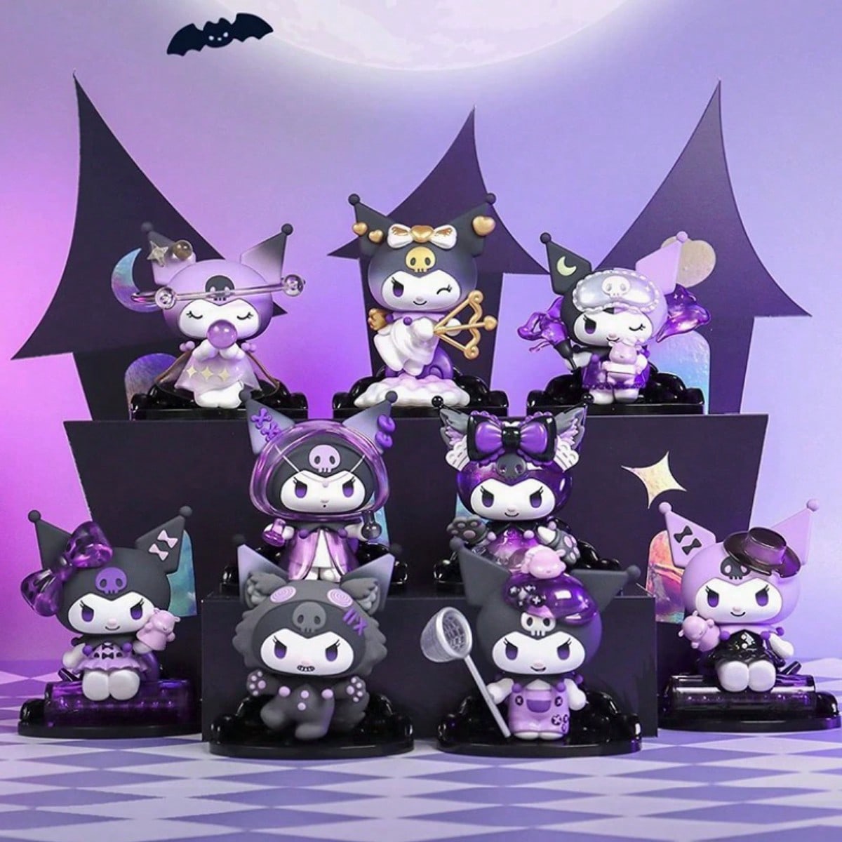 Sanrio Random Style 1Pc Or 8Pcs Kuromis Blind Box Werewolf Series High-Looking Action Figure Doll Anime Character Surprise Boxed Cute Collectible Model Decorations Decorative Accessories Hello Kittys Cat (Some Parts May Be Random)
