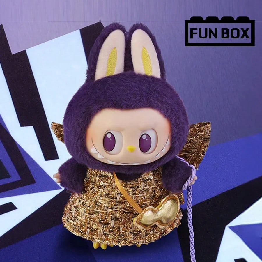 POP MART LABUBU X PRONOUNCE - WINGS OF FORTUNE ,Authentic-Bag&Car Pendant-Collectible-