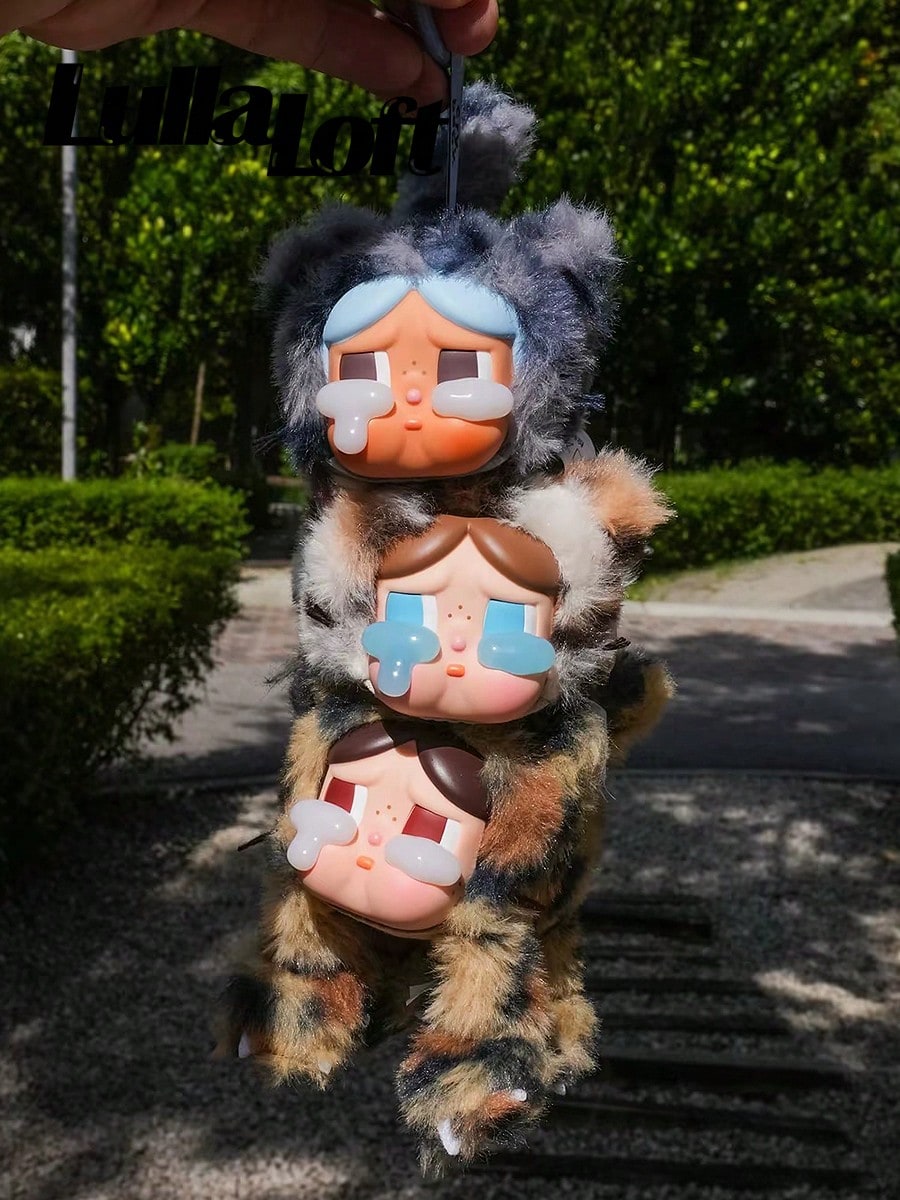 Pop Mart CryBABY Leopard Cat Series Toy Keychain Blind Box Single Pack-Keychains-Festival Gifts-Mystery Unboxing-Collectible,100% Authentic(Only One Box)While Stocks Last