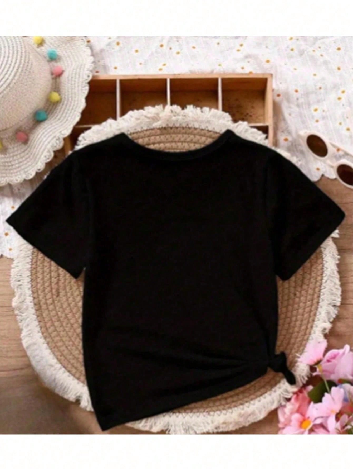 haochu Rumi Graphic Tee — Soft Stretch Knit Short-Sleeve Crewneck with Vibrant Character Design | Comfortable Casual Fit