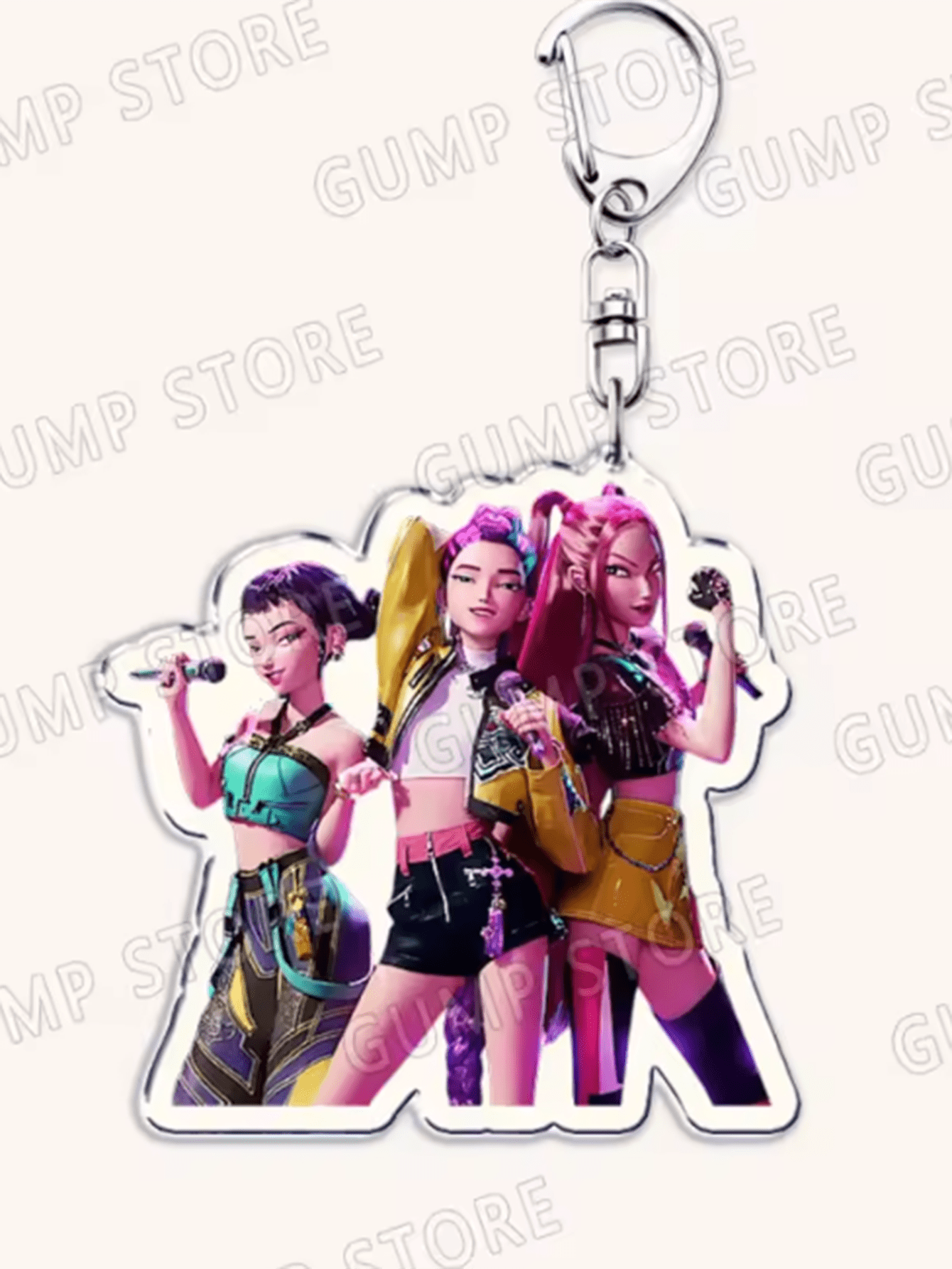 6/8-Pack Popular K-Pop TV Keychains — Rumi, Zoey & Jinu Enamel Bag Charms | Cute Keyrings for Fans, Friends & Gifts