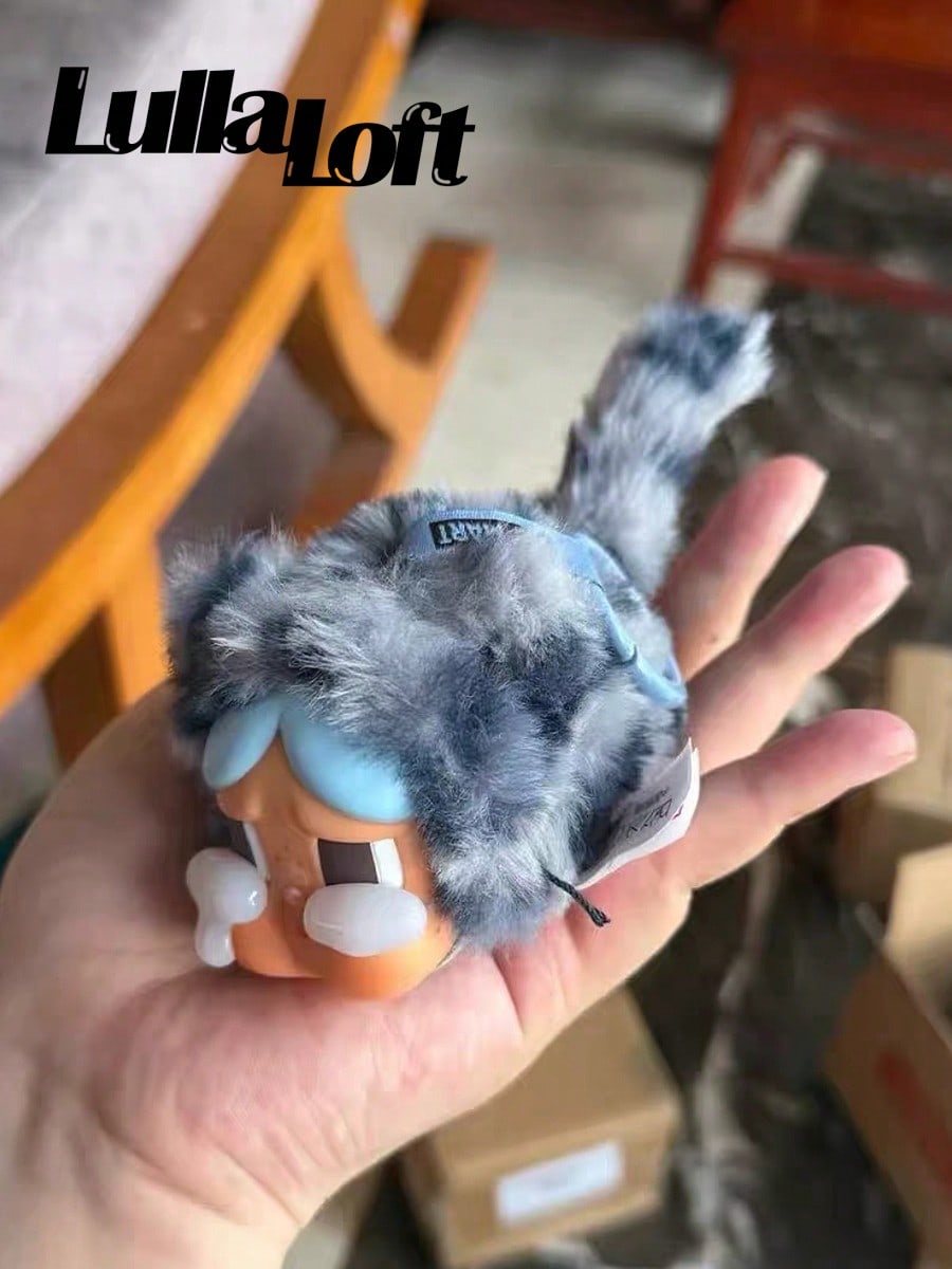 Pop Mart CryBABY Leopard Cat Series Toy Keychain Blind Box Single Pack-Keychains-Festival Gifts-Mystery Unboxing-Collectible,100% Authentic(Only One Box)While Stocks Last
