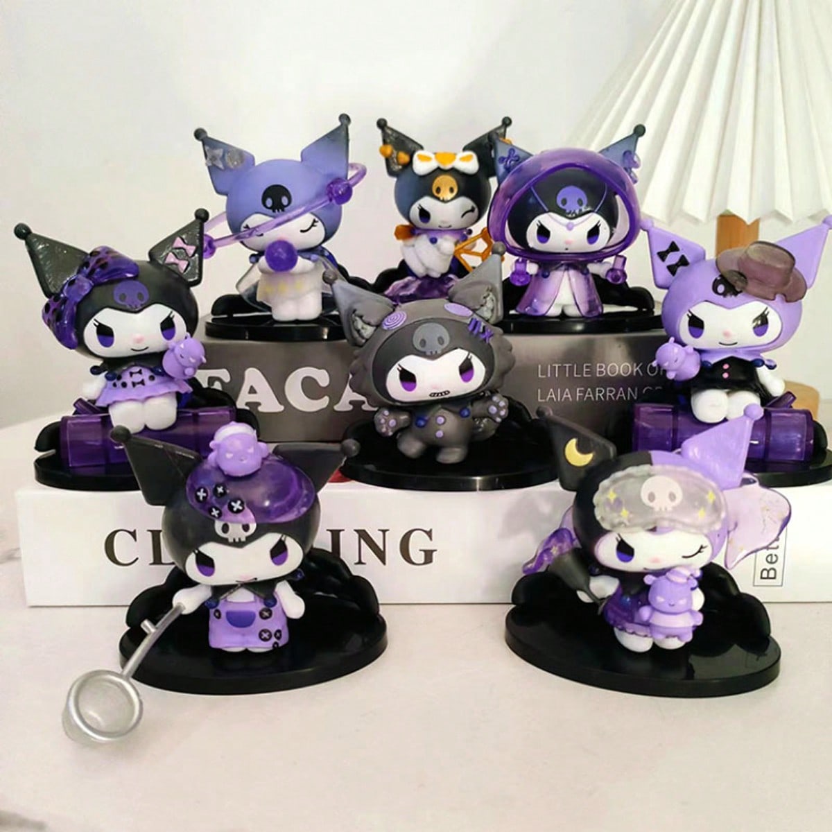Sanrio Random Style 1Pc Or 8Pcs Kuromis Blind Box Werewolf Series High-Looking Action Figure Doll Anime Character Surprise Boxed Cute Collectible Model Decorations Decorative Accessories Hello Kittys Cat (Some Parts May Be Random)
