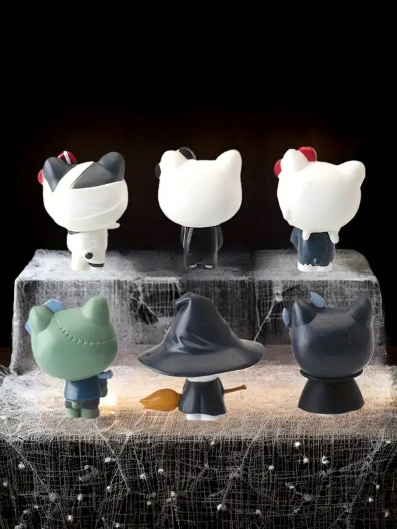 Sanrio Halloween Figurine Set – 12pcs Hello Kitty & Friends Collectible PVC Toys, Birthday & Holiday Gifts