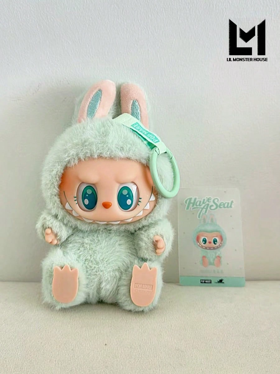 POP MART Labubu Blind Box Labubu THEMONSTERS Sit Sit Party Plush Blind Box,100% Authentic-Bag&Car Pendant-Holiday Gift- Sealed Mystery Box-Random Sealed Collectible(Only One Box)Final Sell