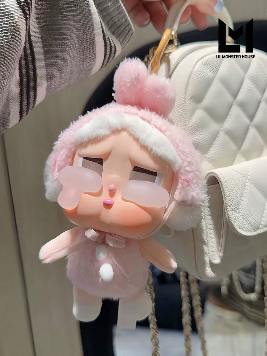 POP MART CRYBABY Tears Factory Series; Resin Face Pendant;100% Authentic-Bag&Car Pendant-Holiday Gift- Sealed Mystery Box-Random Sealed Collectible(Only One Box)Final Sell