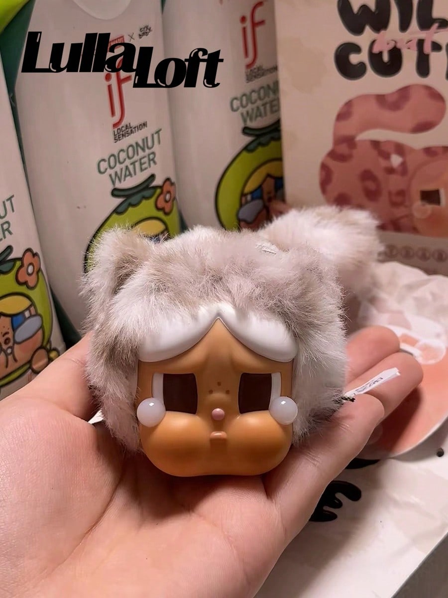 Pop Mart CryBABY Leopard Cat Series Toy Keychain Blind Box Single Pack-Keychains-Festival Gifts-Mystery Unboxing-Collectible,100% Authentic(Only One Box)While Stocks Last