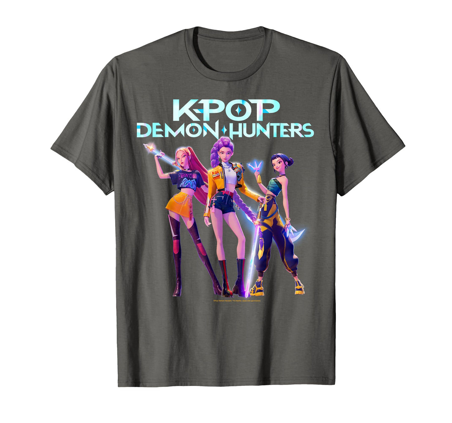 Huntr/X Heroic Poses Group Shot T-Shirt