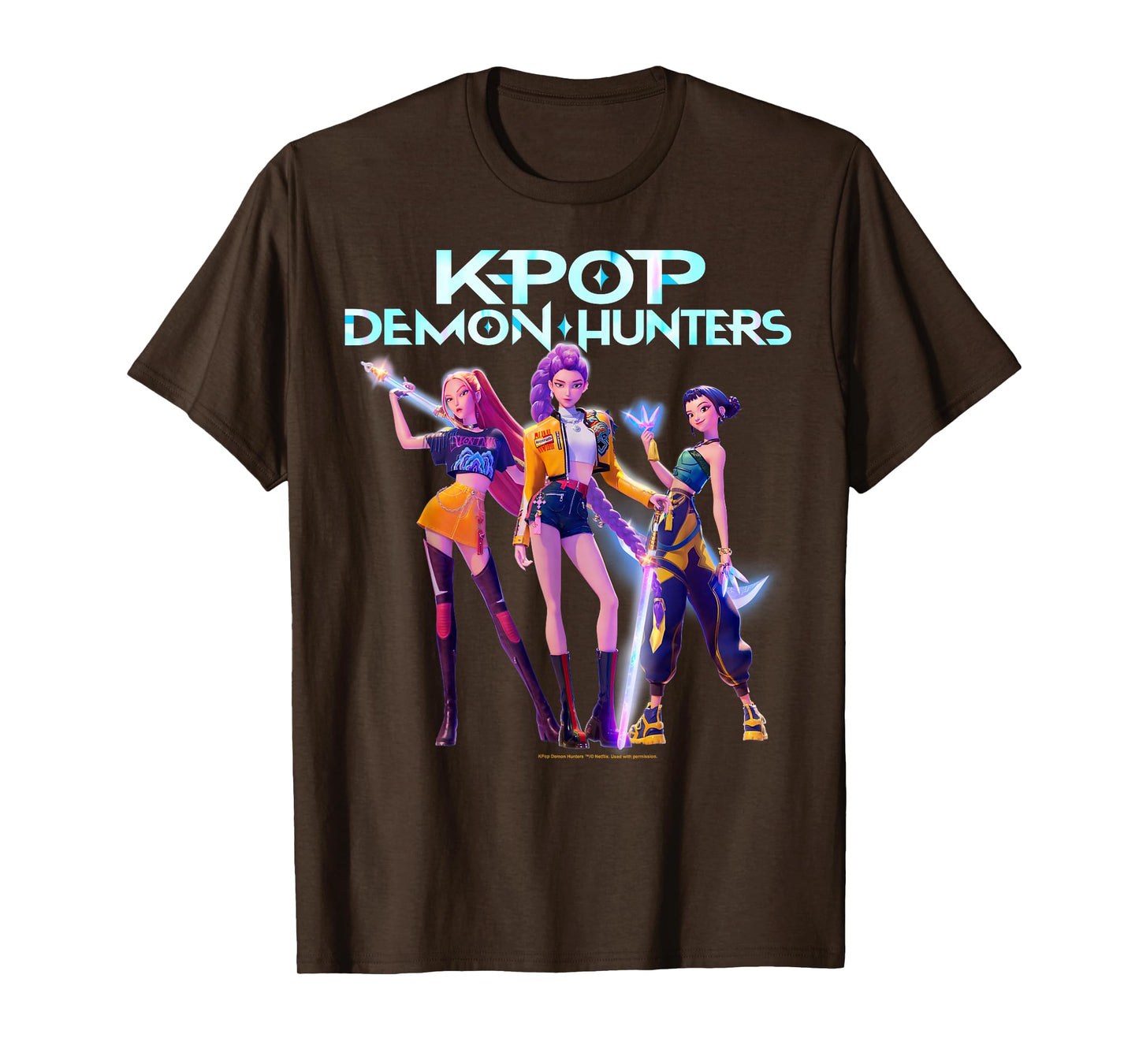 Huntr/X Heroic Poses Group Shot T-Shirt