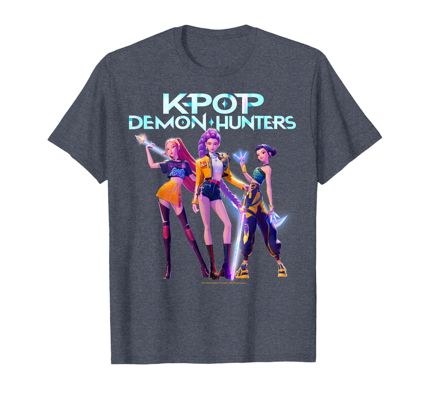 Huntr/X Heroic Poses Group Shot T-Shirt