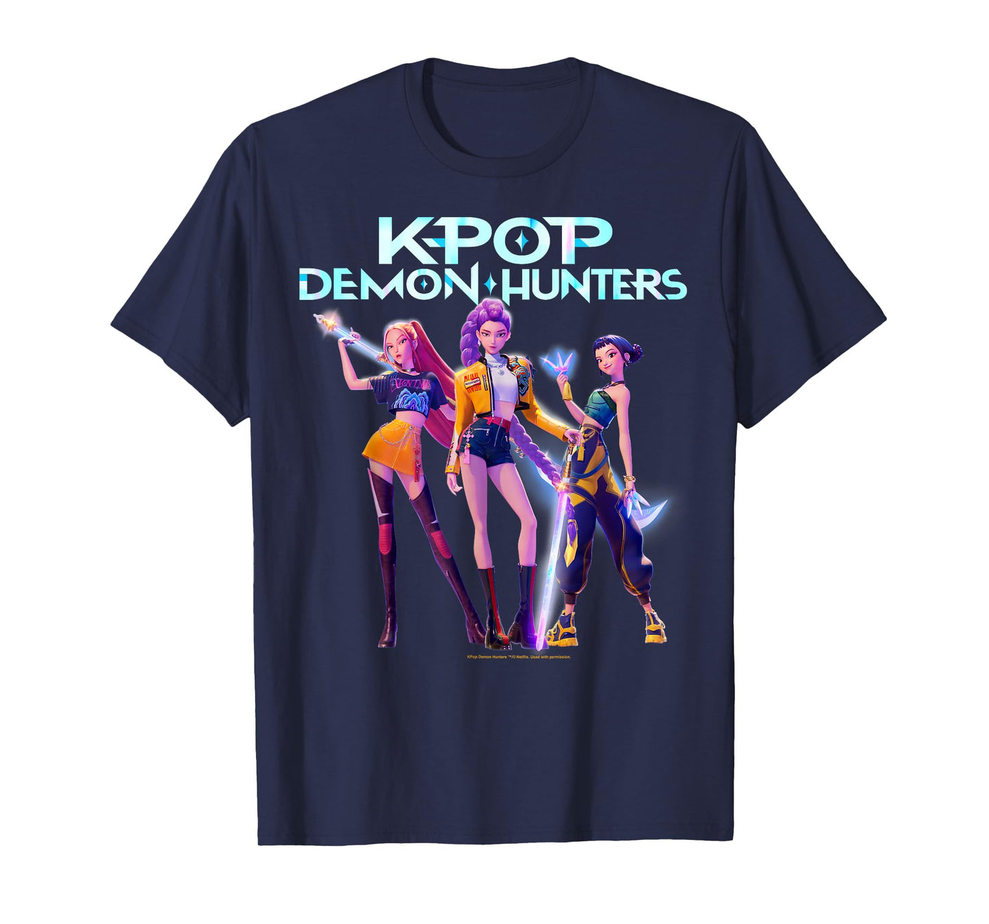 Huntr/X Heroic Poses Group Shot T-Shirt