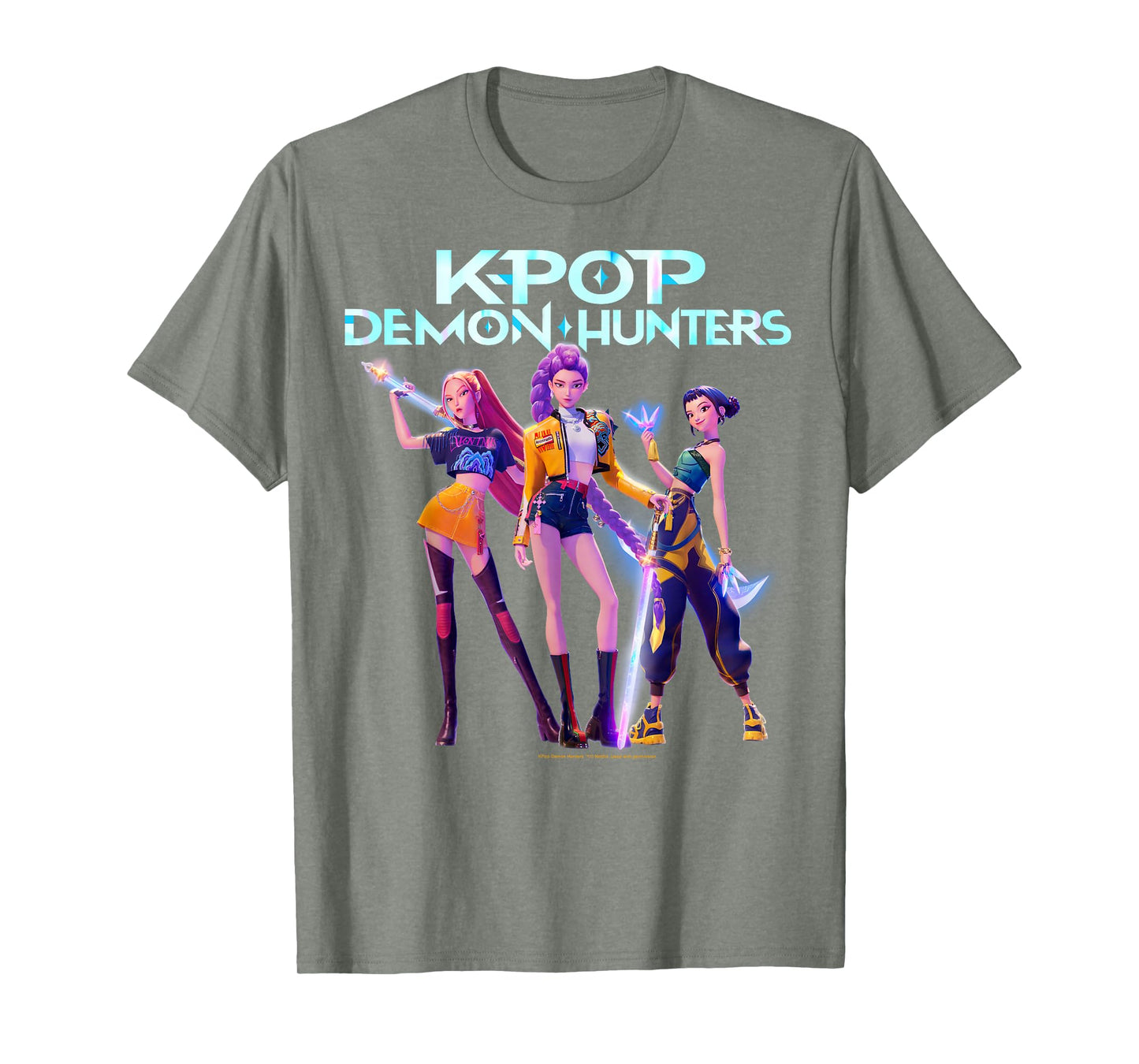 Huntr/X Heroic Poses Group Shot T-Shirt