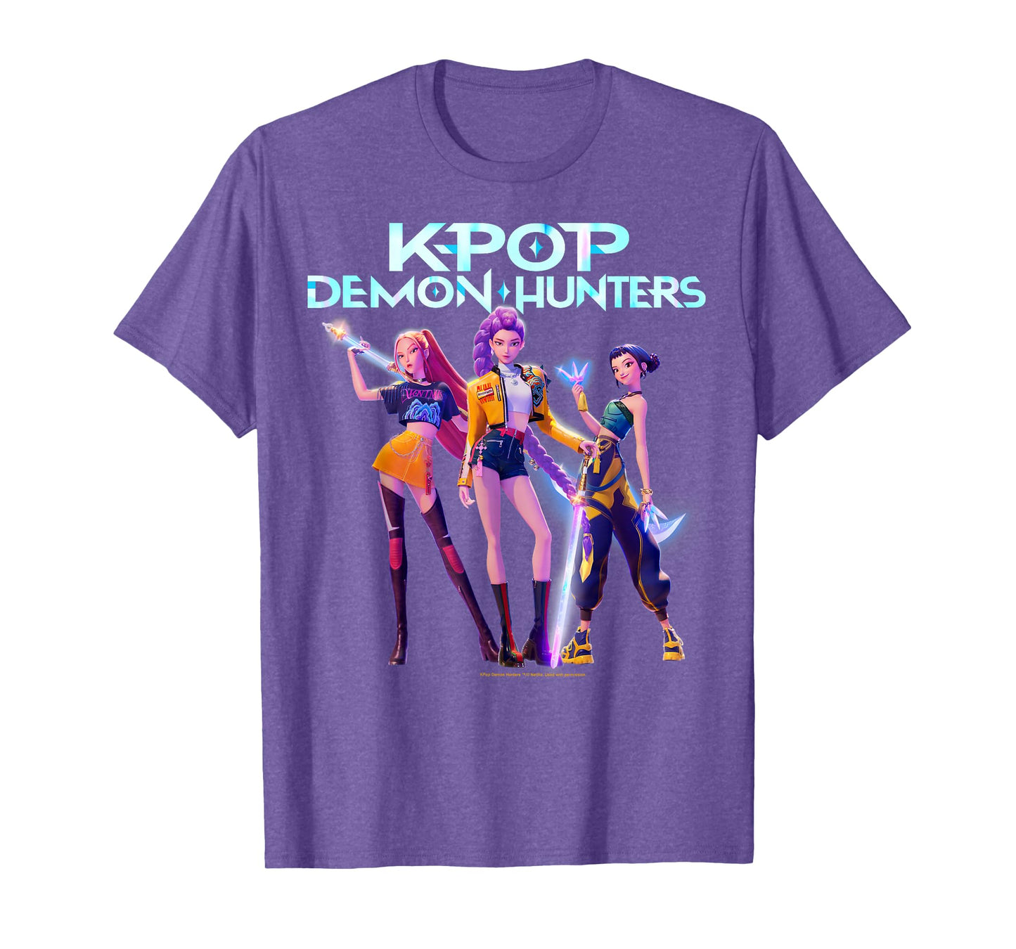 Huntr/X Heroic Poses Group Shot T-Shirt