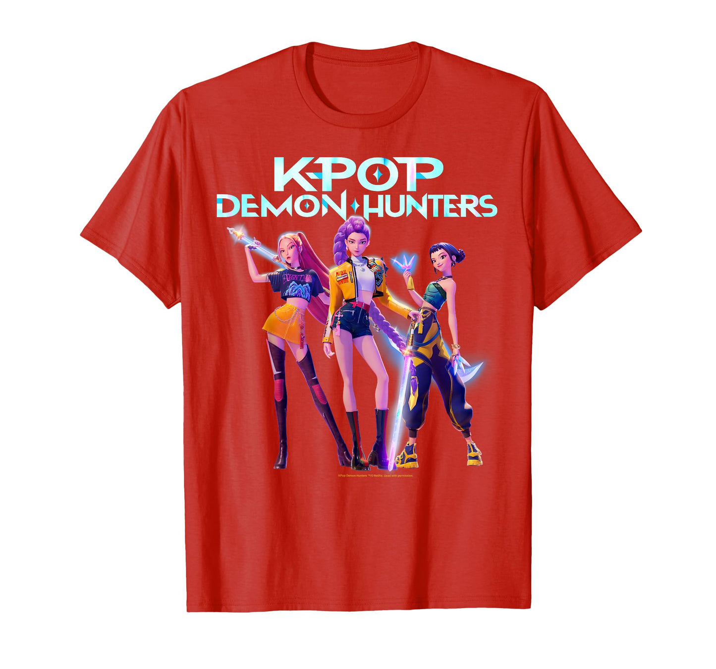 Huntr/X Heroic Poses Group Shot T-Shirt