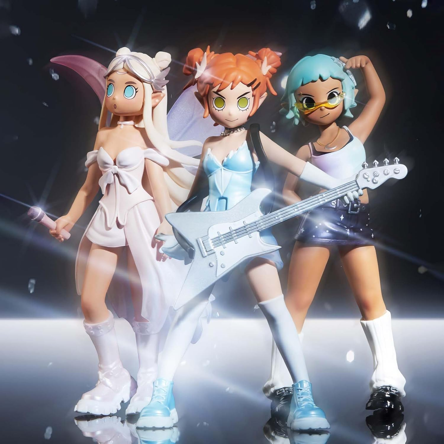 Peach Riot Punk Fairy Series Figures, Peach Riot Blind Box Figures, Random Design Action Figures Collectible Toys Home Decorations, Holiday Birthday Gifts for Girls and Boys, Single Box