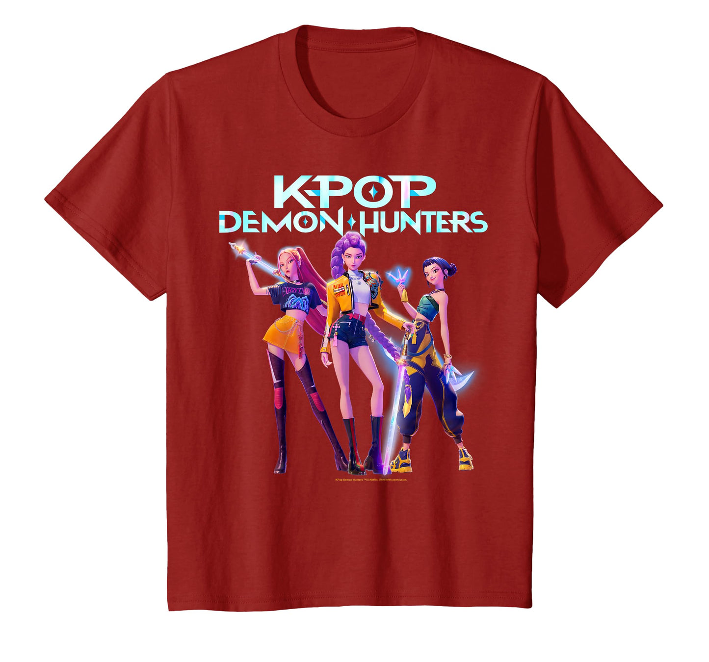 Huntr/X Heroic Poses Group Shot T-Shirt