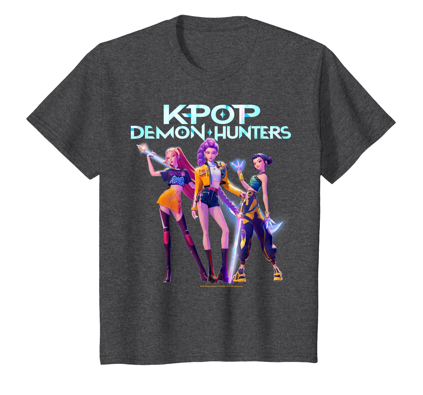 Huntr/X Heroic Poses Group Shot T-Shirt