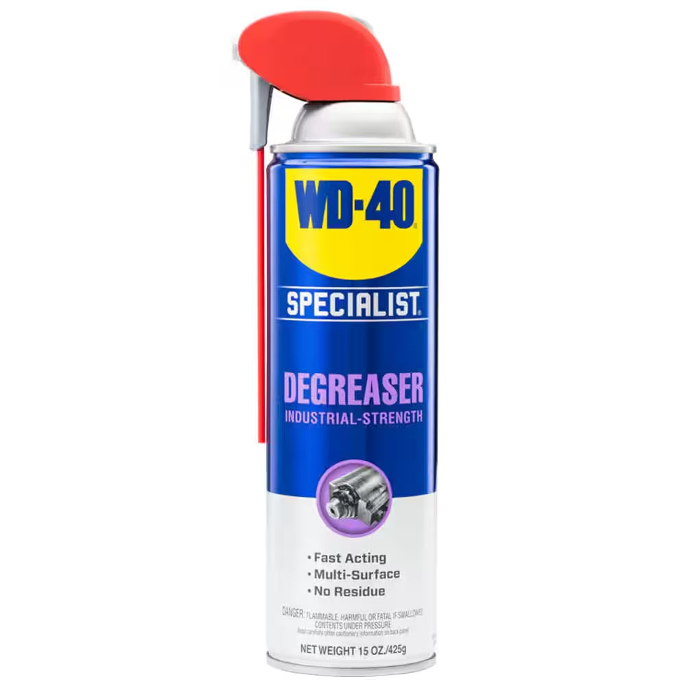 15 Oz. Degreaser, Industrial-Strength Fast Acting Formula with Smart Straw (2-Pack)