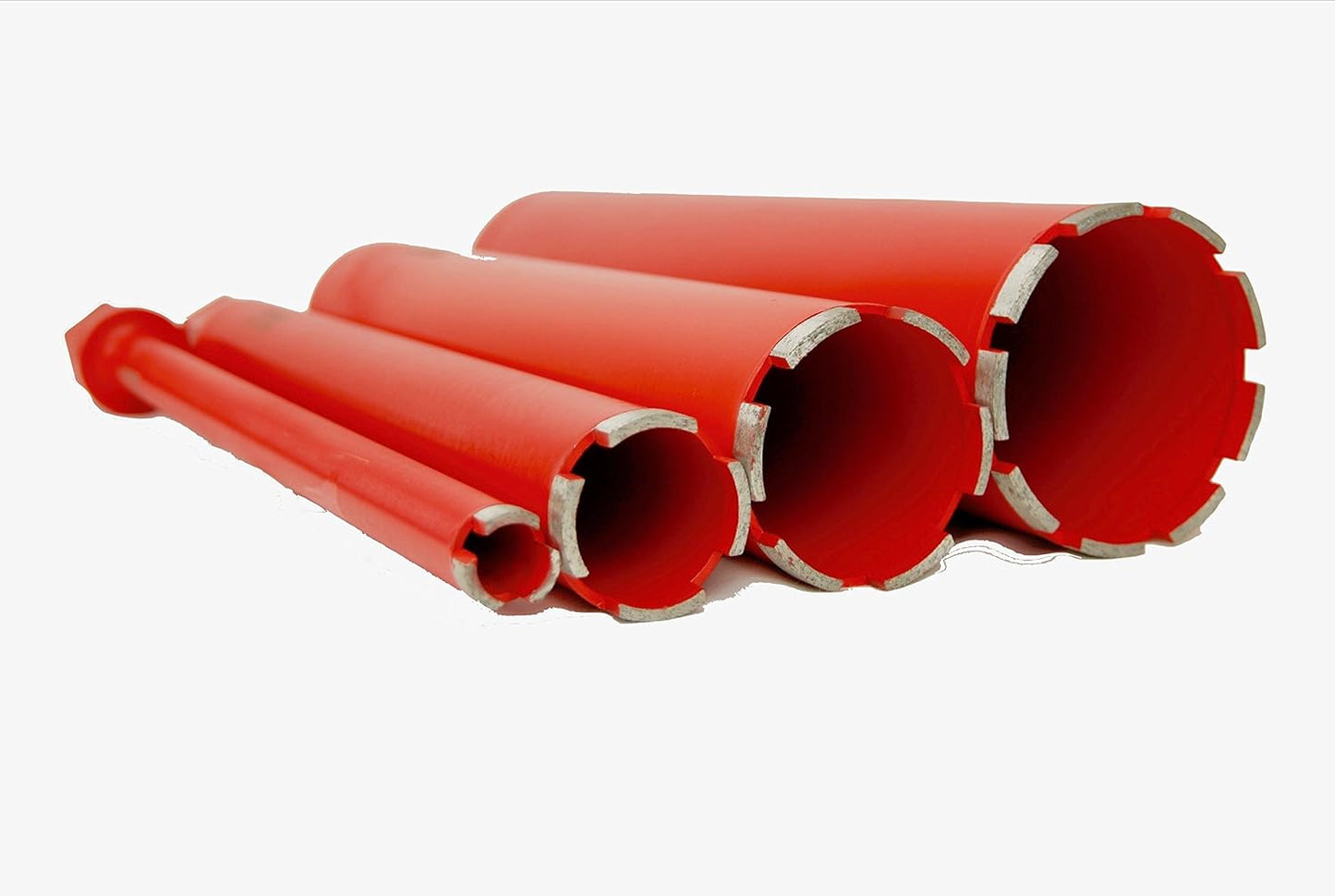 1"-4" Inch Diamond Wet Core Drill Bit Set 1-1/4” Threaded by Tools for Concrete Rebar Asphalt Brick Rock Masonry Hole Barrel Coring