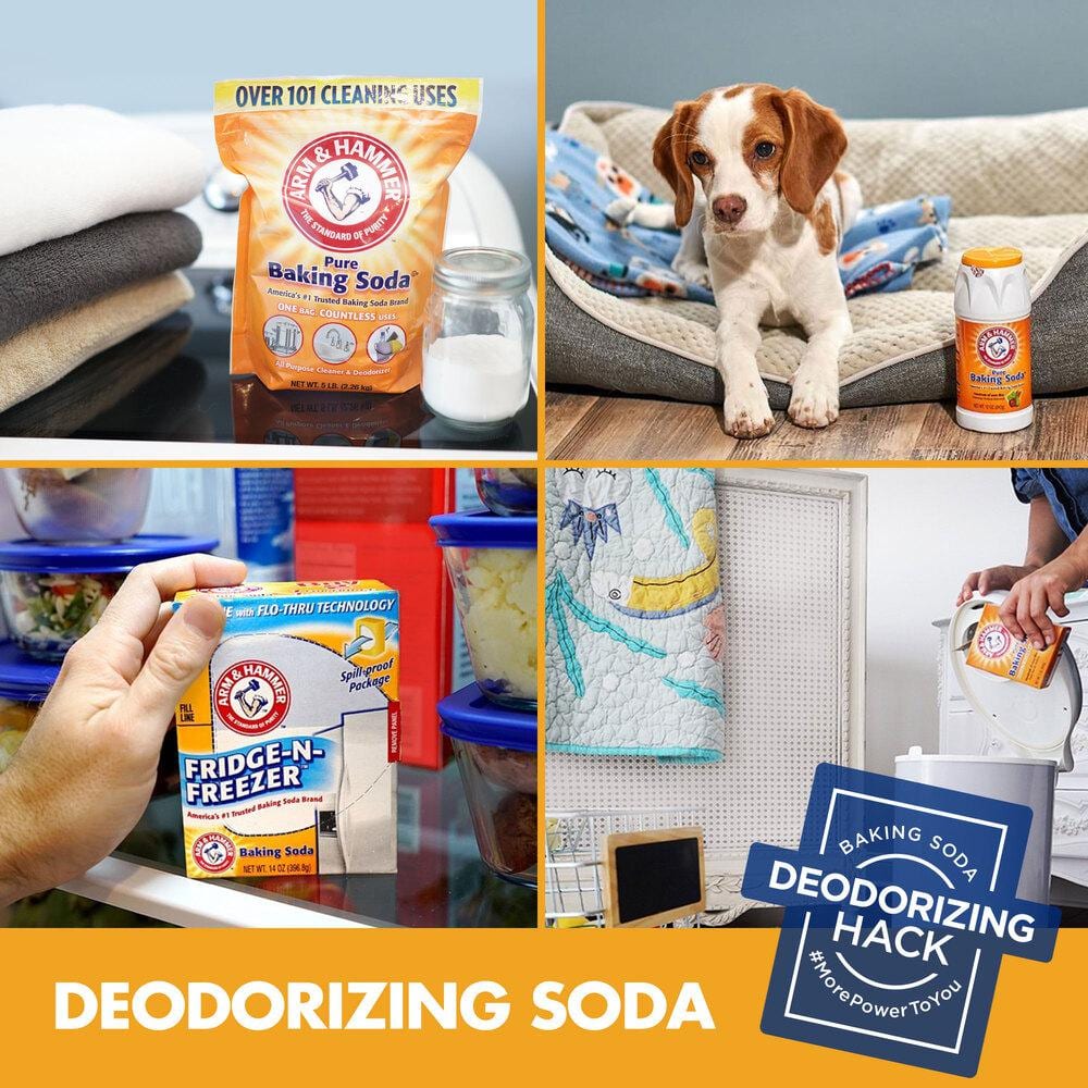14 Oz. Baking Soda Fridge-N-Freezer Odor Absorber (4-Pack)